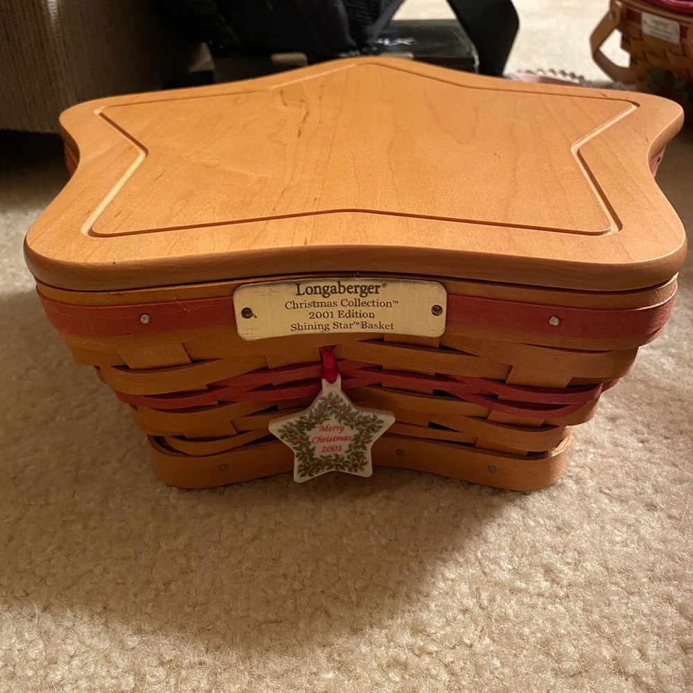 Longaberger Shining Star Basket - Christmas Collection 2001 Edition